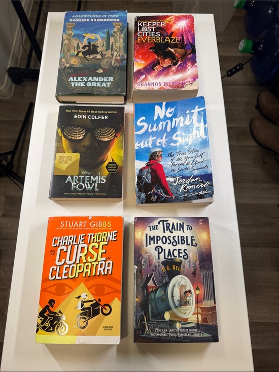 Other - Set of 6 Young Adult Adventure Books - book bundle